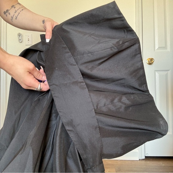 Samuel Dong Black Balloon Gown Small - Picture 6 of 9